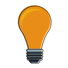 Bulb light symbol icon vector illustration graphic design