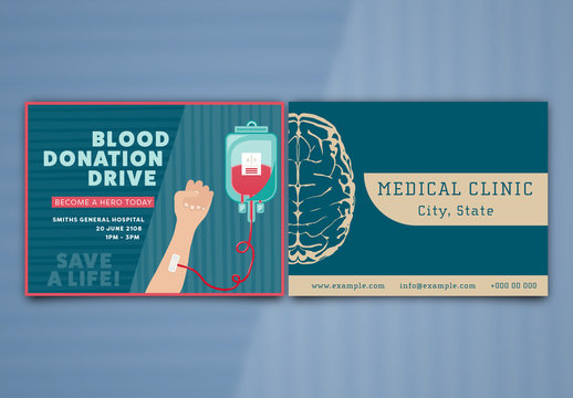 Blood Drive Web Banner Layout 1