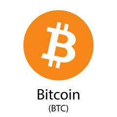 Bitcoin cryptocurrency symbol
