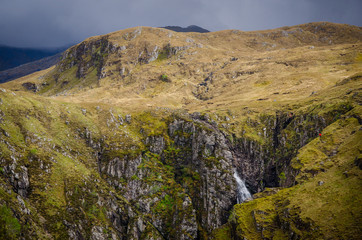 Fototapeta na wymiar Falls of Glomach, Scottish Highlands. United Kingdom.