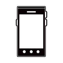 Mobile smartphone technology icon vector illustration graphic design