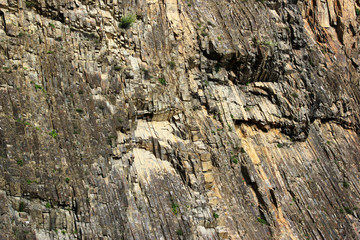 Layered rocks