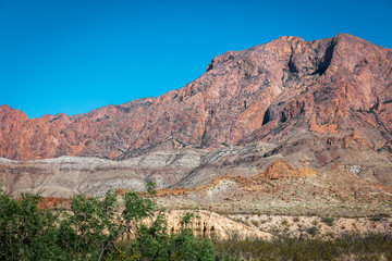 Ancient Volcano with Caldera in Big Bend National Park