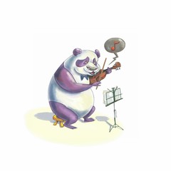 Violin panda © neto