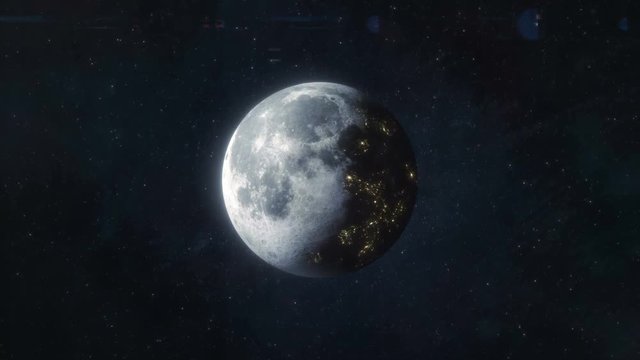 Moon of the Future - Colonized World