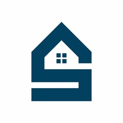 Home vector logo icon illustration
