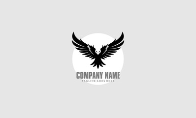 Bird Fly Logo - Eagle Wing Vector 