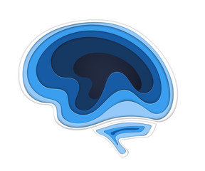 The Concept is Good idea or brainstorm,paper art, vector design element ilustration