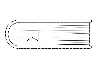 text book closed isolated icon vector illustration design