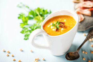 Pea soup