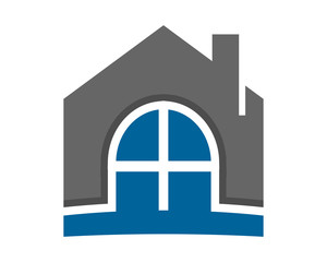 Fototapeta premium home building housing home residence residential real estate image vector icon