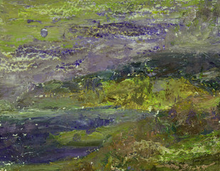 Oil painting, abstract