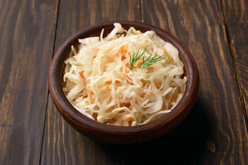 Sauerkraut with carrots