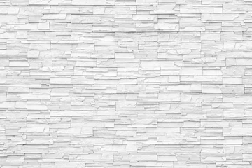 Printed kitchen splashbacks Stones Rock stone brick tile wall aged texture detailed pattern background in cream beige brown color