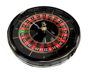 Casino roulette wheel 3D