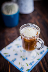 Coffee with ice cream
