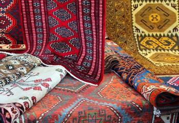 carpets for sale in the market