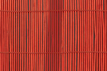 Red Sticks in Dark Background