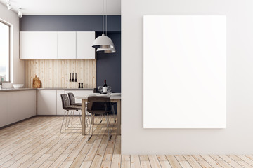 Luxury kitchen with copyspace
