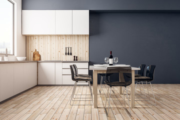 Contemporary kitchen interior