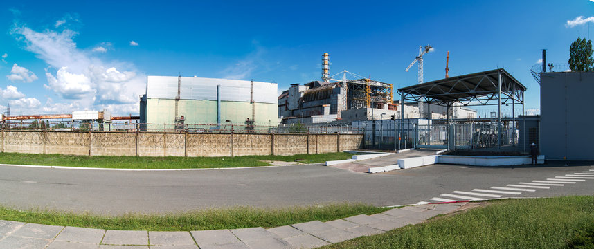 Il reattore n. 4 della centrale nucleare di Chernobyl