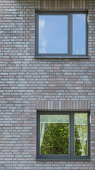 Moderne Fenster in anthrazit 