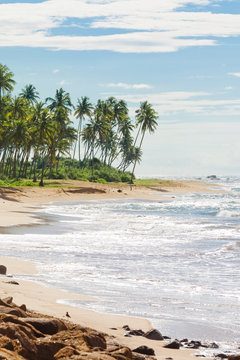 Sri Lanka, Rathgama - Peaceful natural beach landscape of Rajgama aka Rathgama