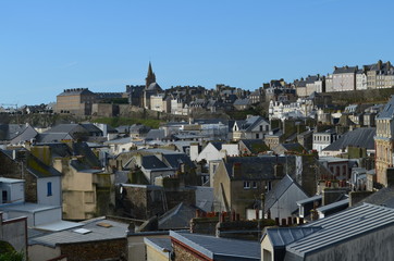 Fototapeta premium Les toits de Granville (La Manche - France)