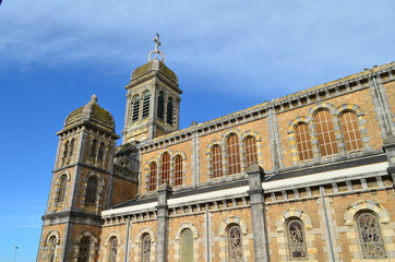 Fototapeta na wymiar Eglise Saint-Paul à Granville (La Manche - France)