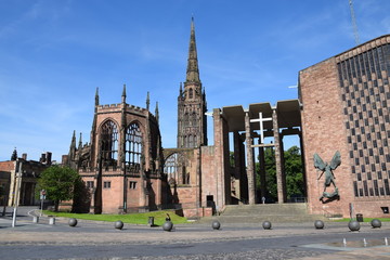 Die alte Kathedrale in Coventry