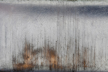 Old metal plate. Shabby