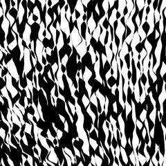 Black and White Wave Stripe Optical Abstract Background