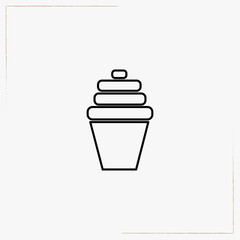 latte line icon