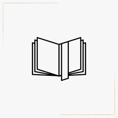 book line icon