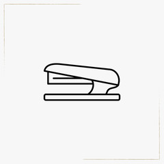 stapler line icon