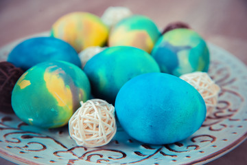 watercolor eggs