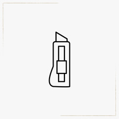 cutter line icon