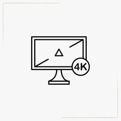 television line icon