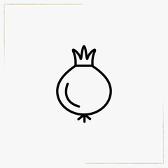 beetroot line icon