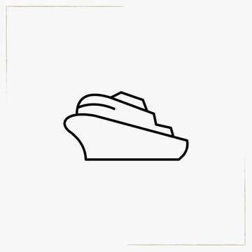 recommend clip art: steamship line icon