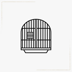 cage line icon