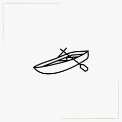 boat line icon