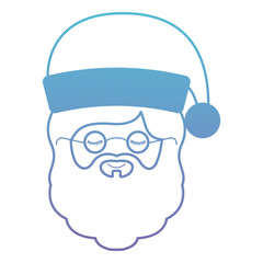 santa claus character icon vector illustration design