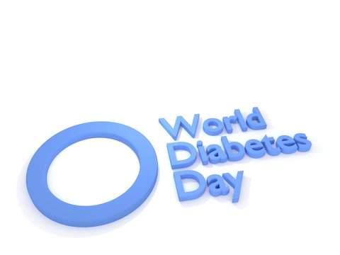 World diabetes day, november 14th - Copyspace 