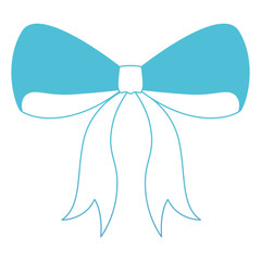 cute bowntie decorative icon vector illustration design