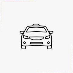 taxi line icon