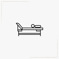 bed line icon