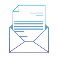 envelope mail isolated icon vector illustration design