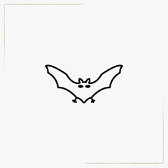 bat line icon