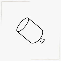 sausage line icon